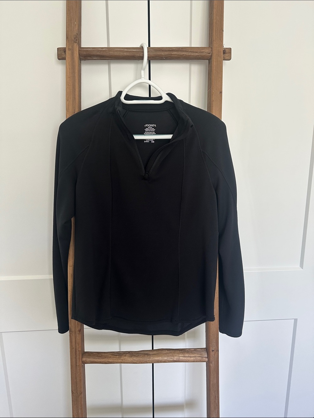 Jockey Black Quarter-Zip Performance Pullover